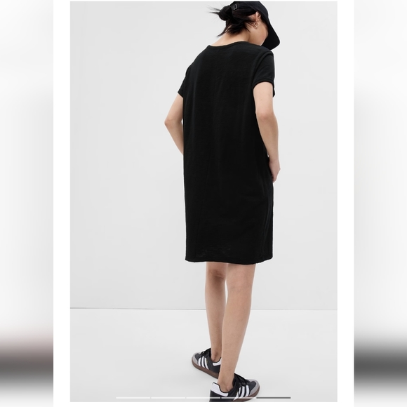GAP Pocket T-Shirt Dress Black Size XL NWOT - Picture 2 of 9